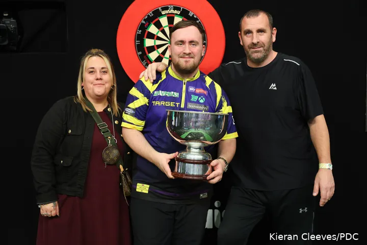 Luke Littler,  Mum and Dad