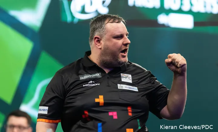 Ryan Joyce pumps his fist