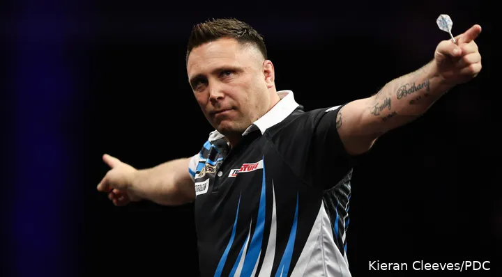 Gerwyn Price erwies sich bei der Dutch Darts Championship am Sonntagnachmittag als eine Nummer zu groß für Gian van Veen und erreichte mit einem 6-1-Sieg die Runde der letzten Acht in Rosmalen.