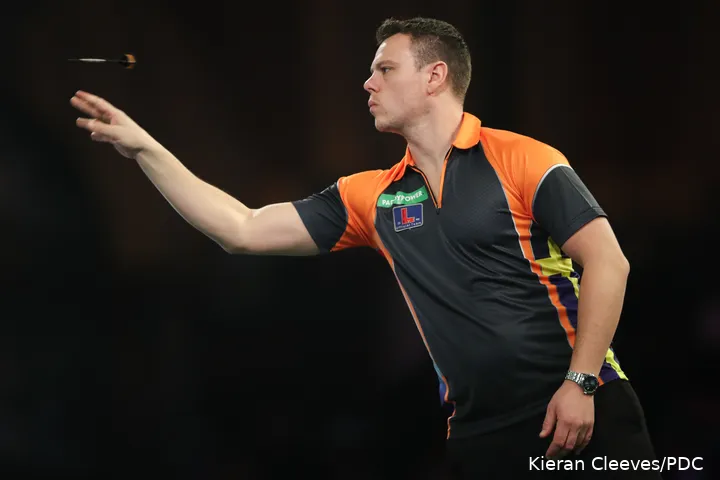 Jeffrey de Graaf spielt sein erstes European Tour Turnier der Saison bei der Dutch Darts Championship