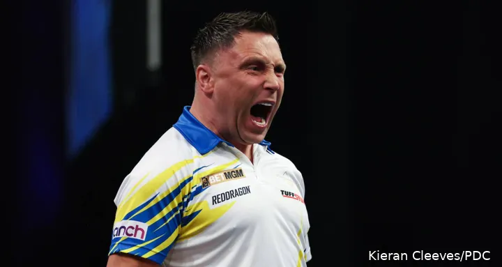 Trotz kürzlicher Krankheits-Pause schon wieder in Bestform: Gerwyn Price überzeugte auch zum Auftakt des US Darts Masters