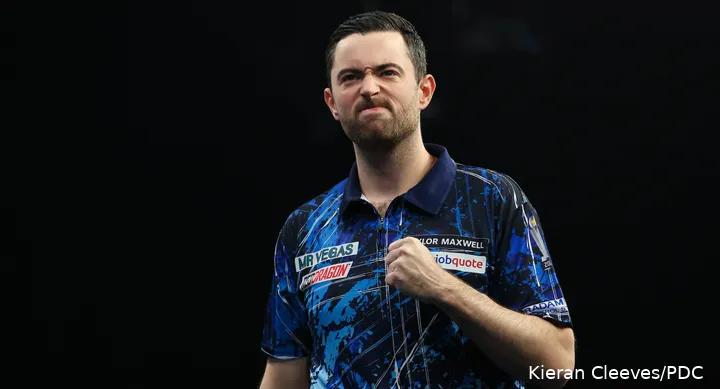 Macht im Ally Pally Jagd auf seine zweite WM-Krone: Luke Humphries