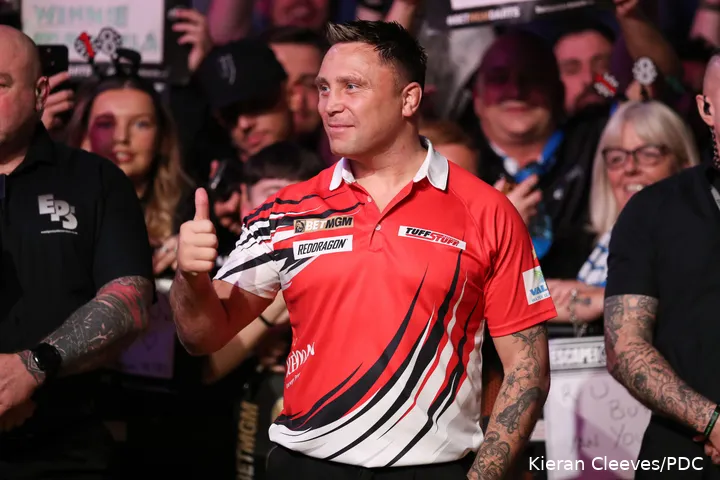 Gerwyn Price zal donderdagavond de grote lieveling van het publiek zijn in Cardiff