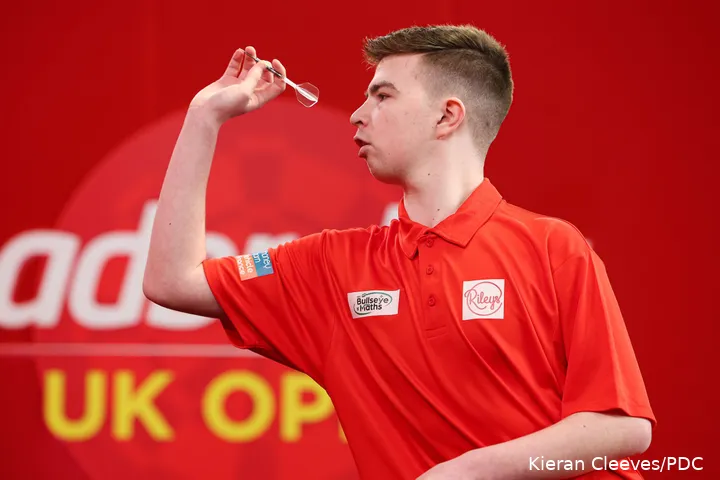 Walker in actie op de UK Open