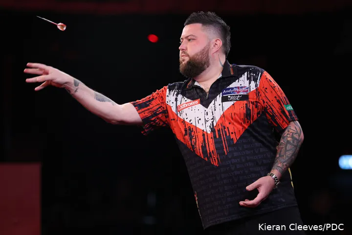 Michael Smith moet op dit WK Darts liefst 500.000 pond aan prijzengeld verdedigen