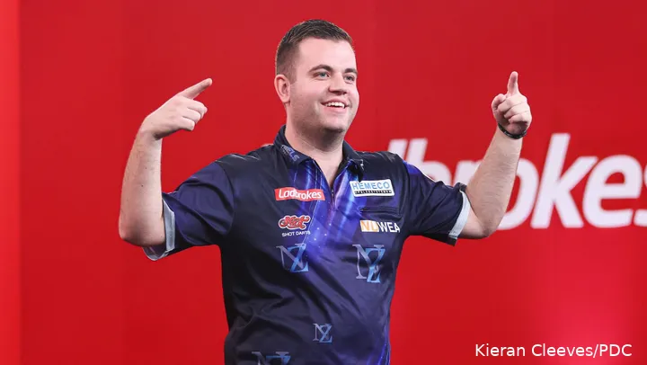 Voor het tweede jaar op rij kwam Niels Zonneveld tot de laatste zestien op de Players Championship Finals