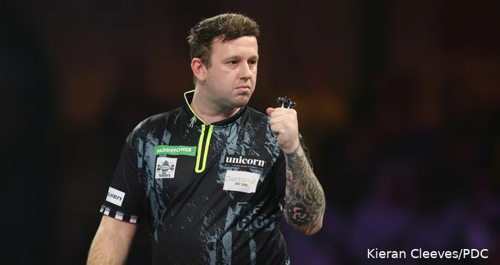 Kan Callan Rydz voor de tweede keer in zijn carrière de kwartfinales van het WK Darts halen?