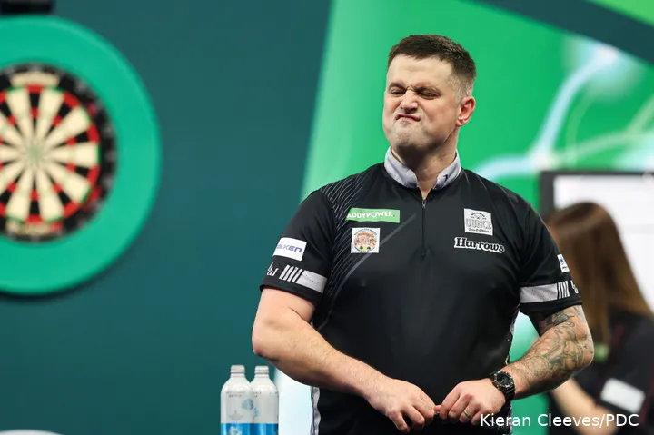 Woodhouse was dit jaar tweemaal heel dicht bij zijn eerste PDC-titel.