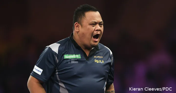 Paolo Nebrida zorgde voor stuntwerk tegen Rob Cross