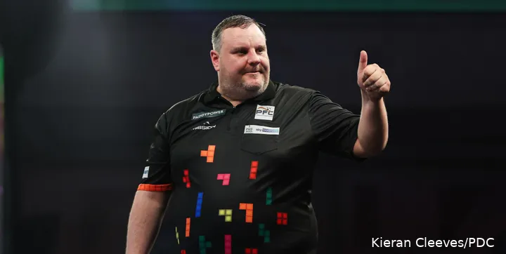 Ryan Joyce haalt voor het eerst sinds de editie van 2019 de derde ronde op het WK Darts