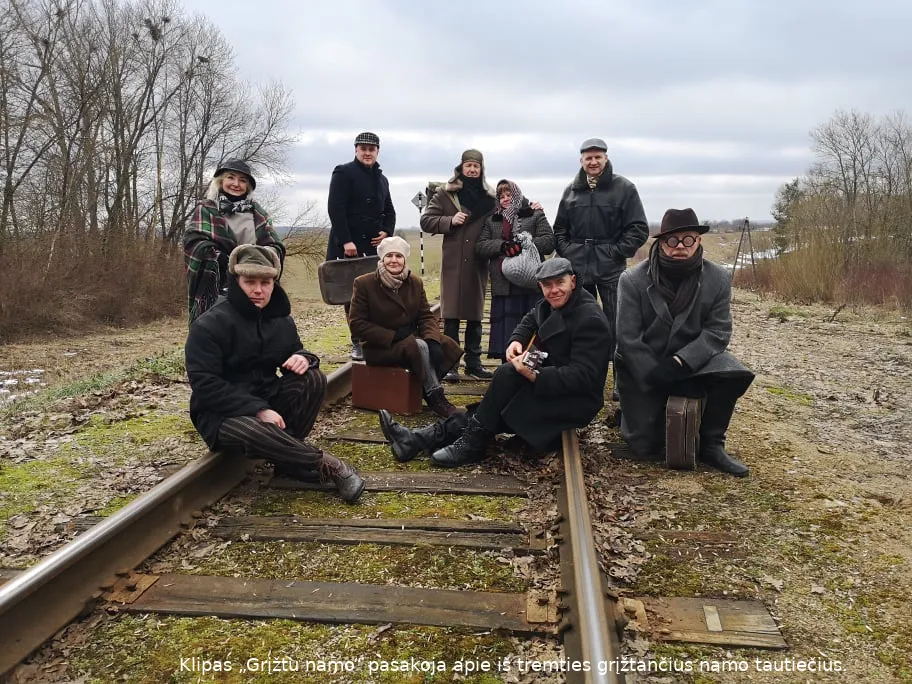 klipas griztu namo pasakoja apie is tremties griztancius namo tautiecius