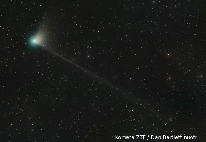 kometa c2022 e3 ztf dan bartlettnasa nuotr 92178287