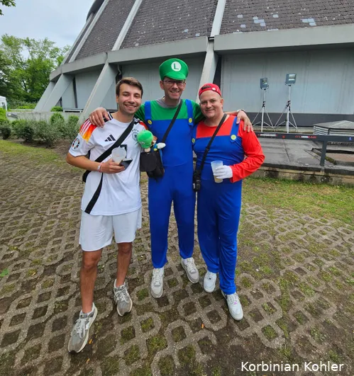 Felix, Markus and Romano brought Mount Rushmore to Germany