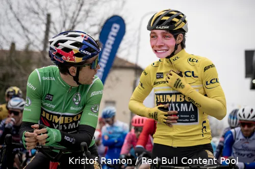 Wout van Aert and Mathieu van der Poel in 2023