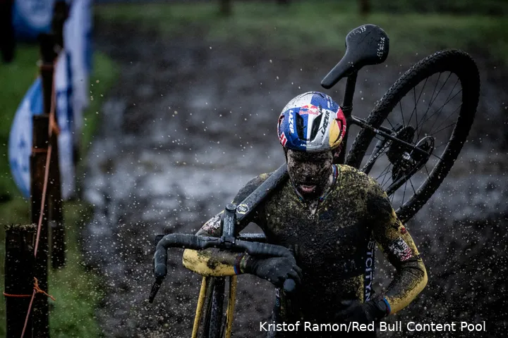 Van Aert last year in the cross
