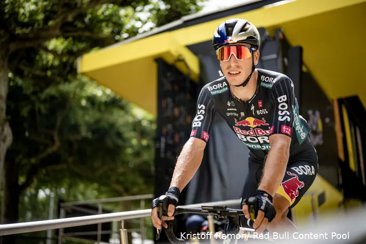 Danny van Poppel in action at the Tour de France