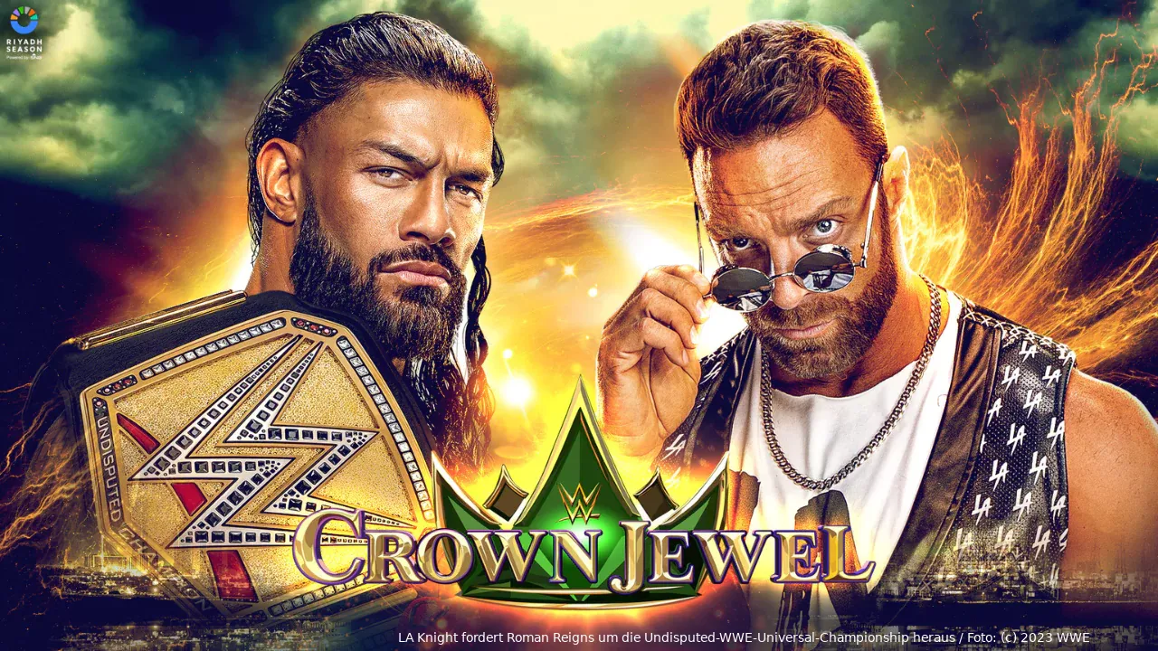 wwe crown jewel 2023 reigns knight