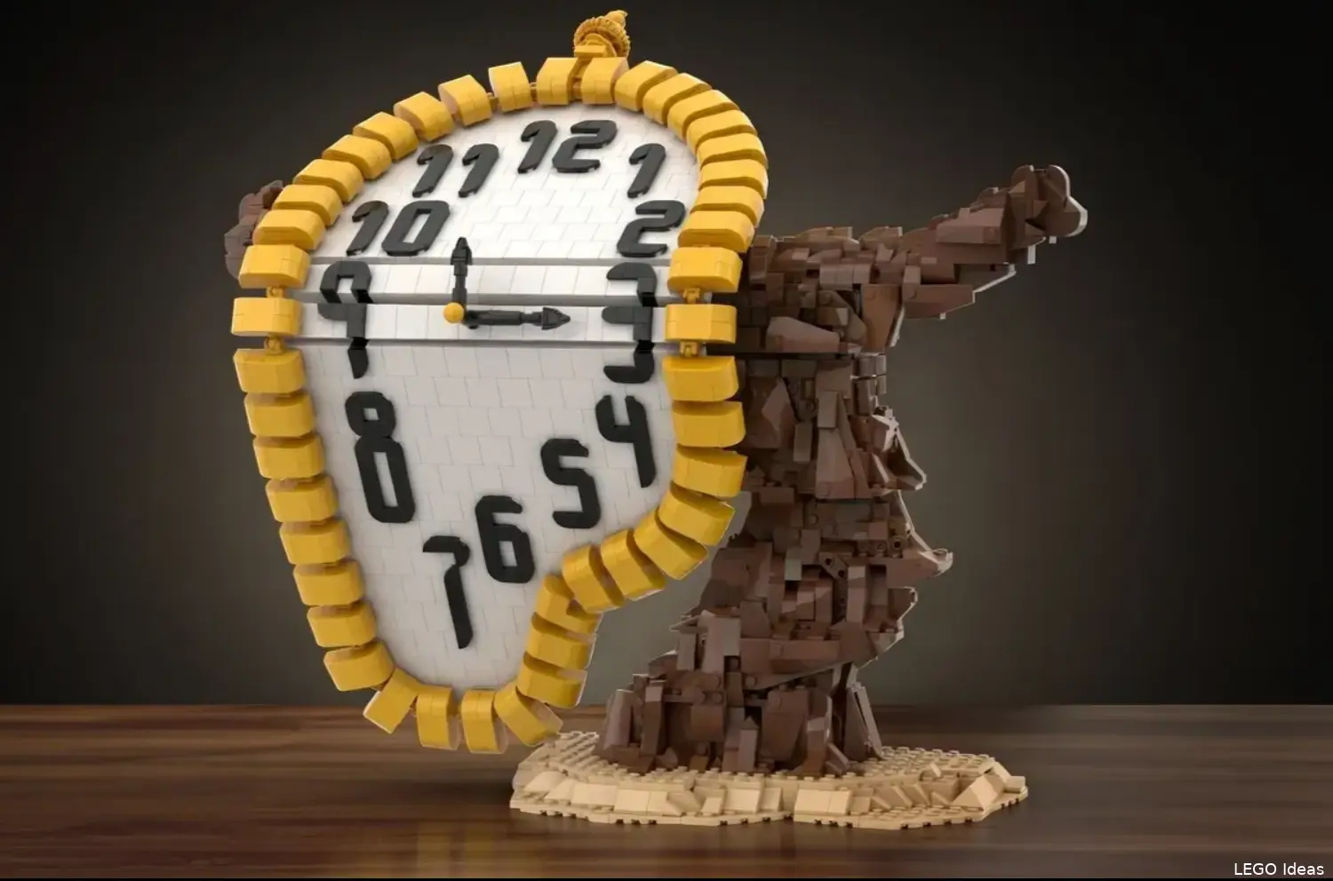 LEGO Salvador Dalí's Melting Clock