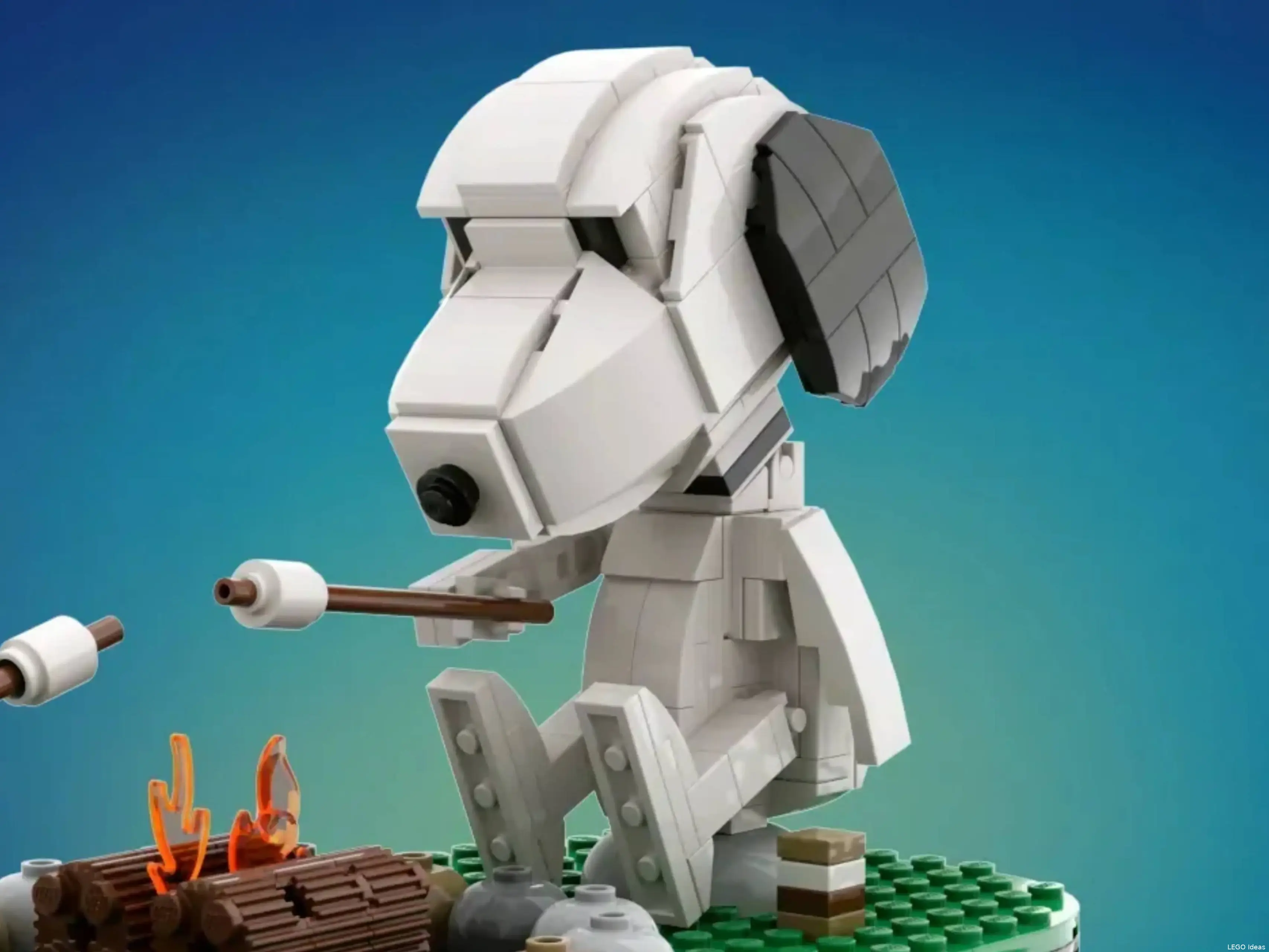 LEGO Ideas SNoopy's kampvuur
