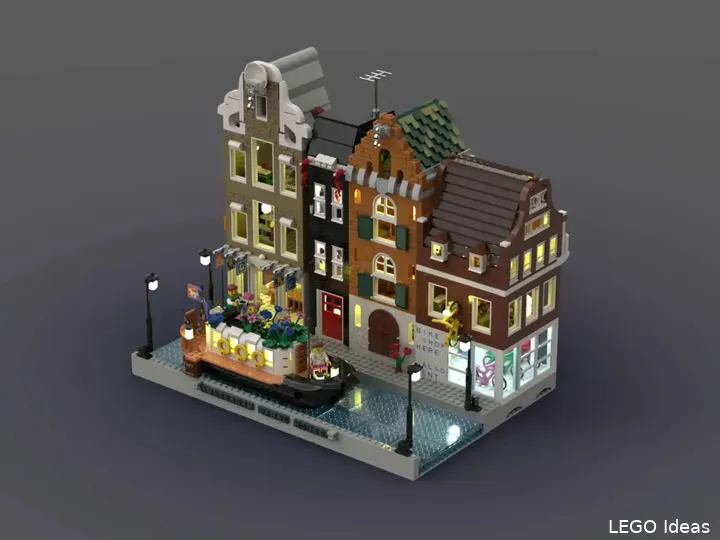 LEGO Ideas Amsterdam Canal Houses