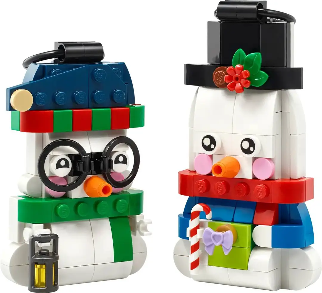 LEGO sneeuwpopornamenten