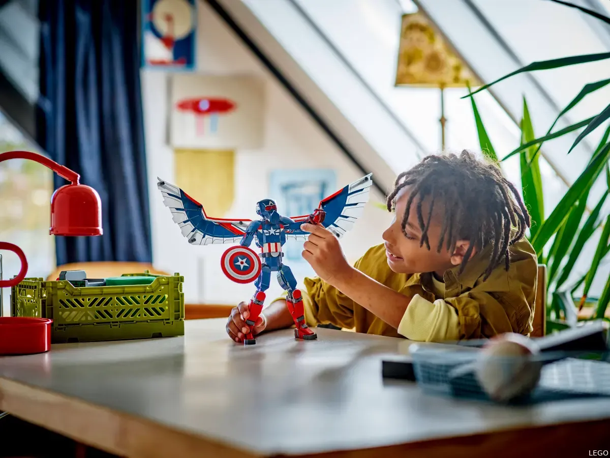 lego captain america bouwfiguur