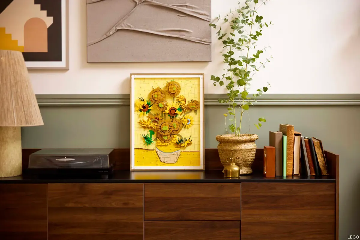 lego art van gogh zonnebloemen