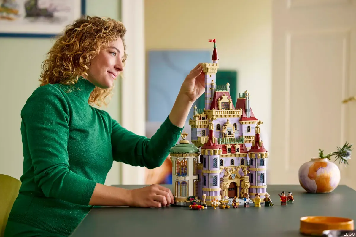 lego beauty and the beast castle