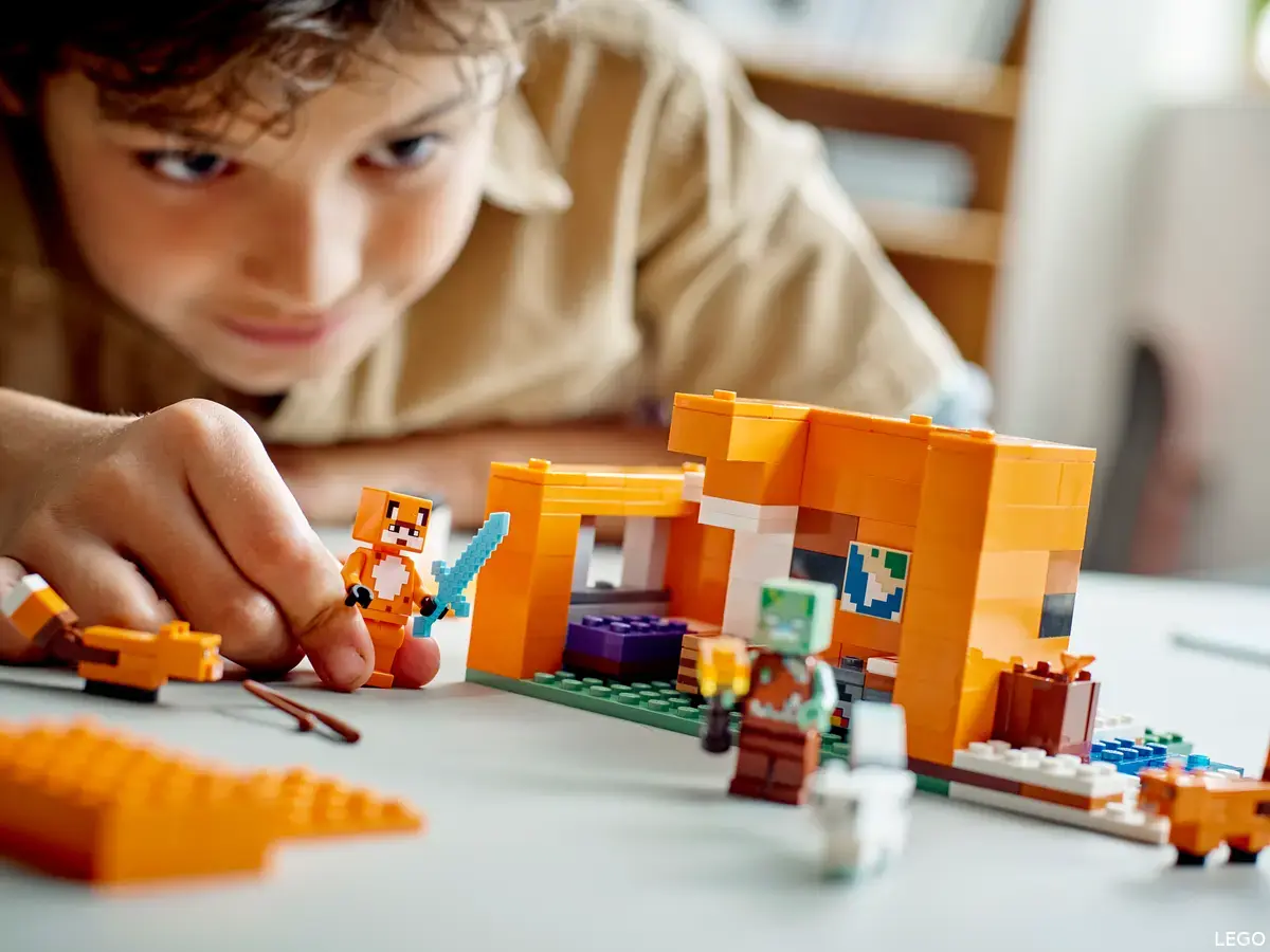 lego minecraft fox lodge