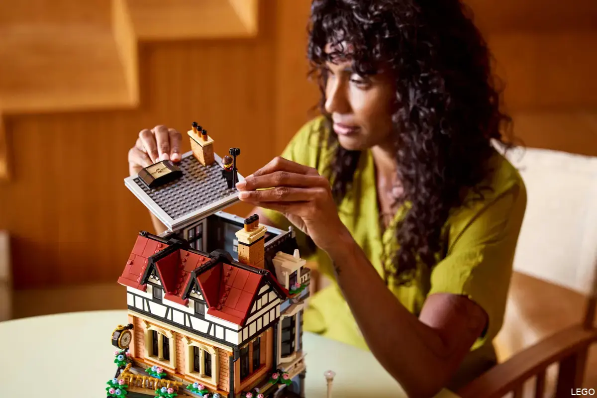 lego hoekpand in tudorstijl modular building