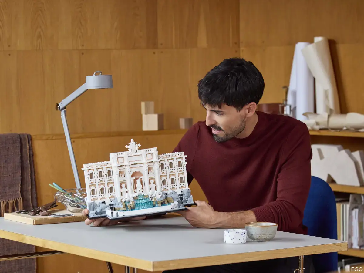 lego architecture trevifontein trevi fountain