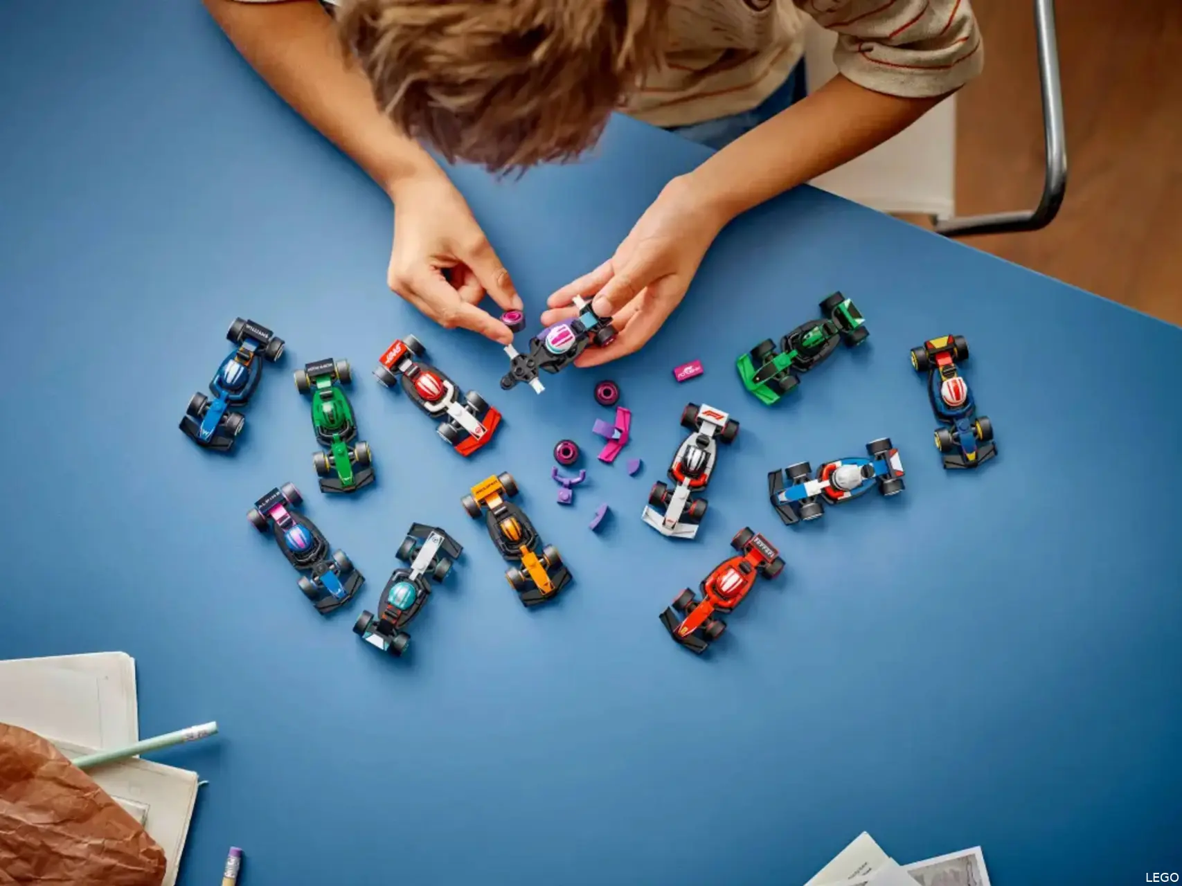 LEGO F1 mini raceautos