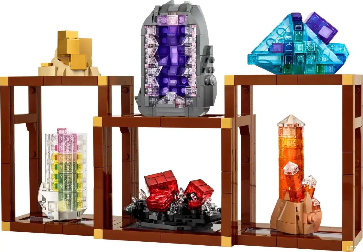 LEGO mineralenverzameling