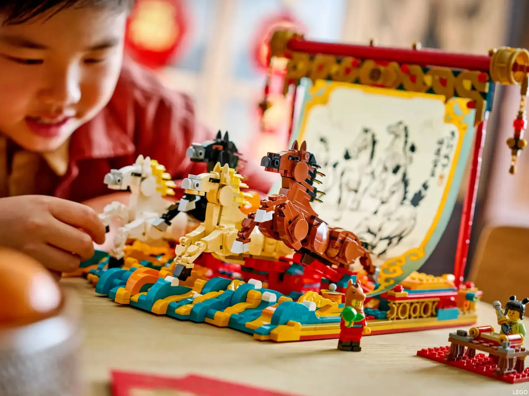 LEGO Chinees nieuwjaar paarden