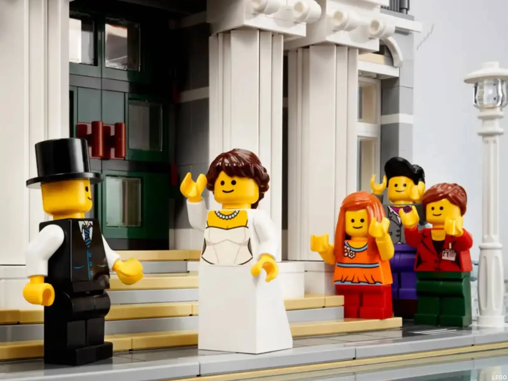 LEGO gemeentehuis close up