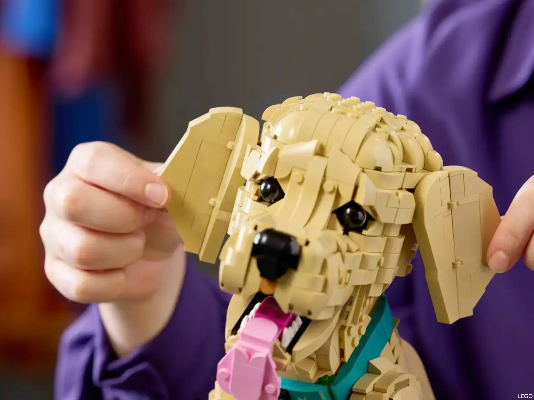 LEGO ICONS Golden Retriever Puppy 11384 (1)