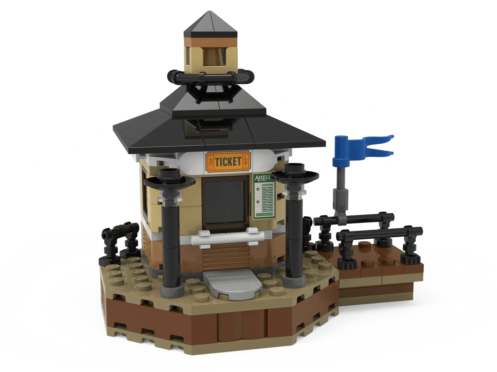 LEGO 5009157 kaartjesloket van de Amelia