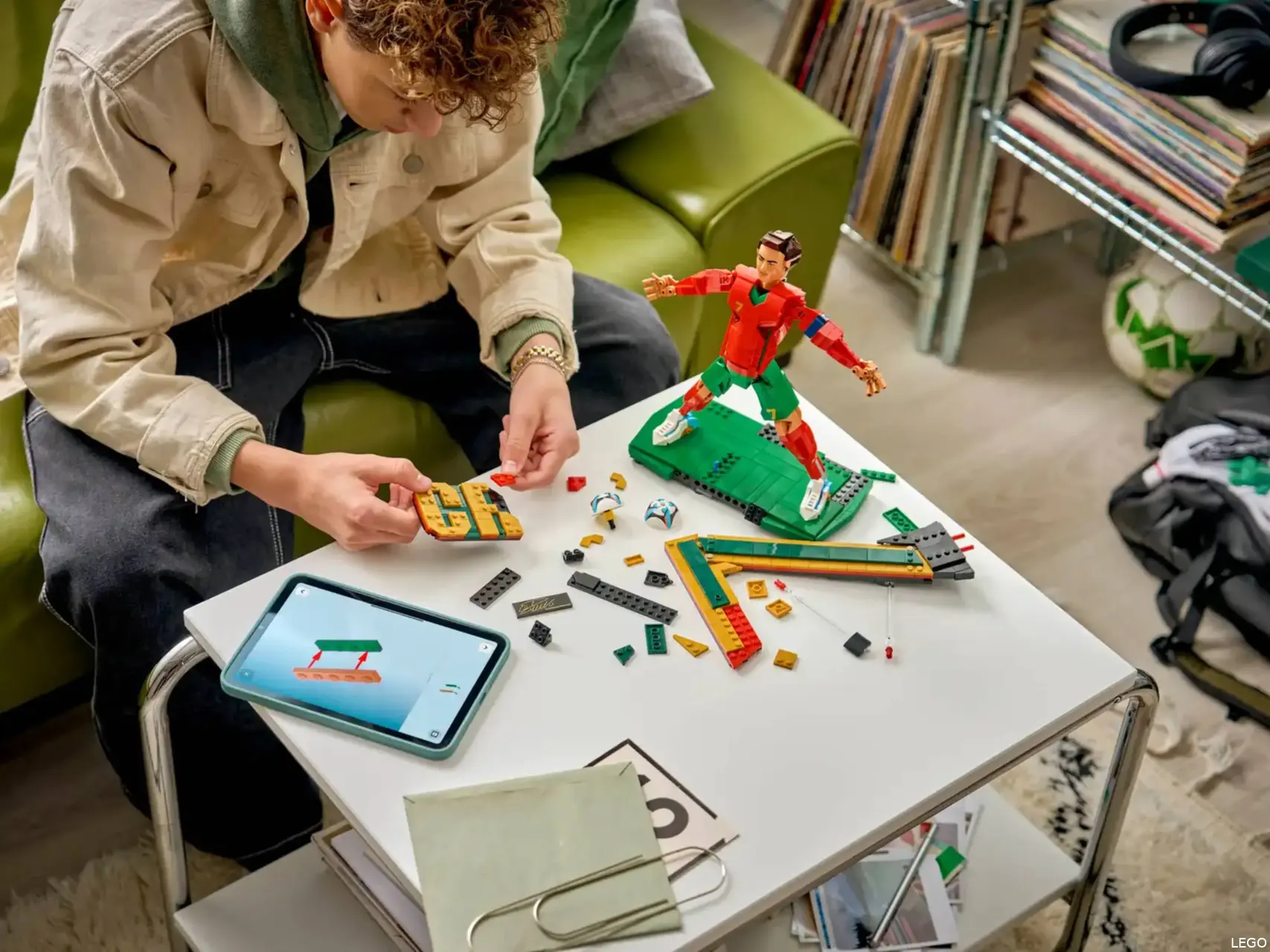 LEGO Editions Cristiano Ronaldo Voetballegende builder app