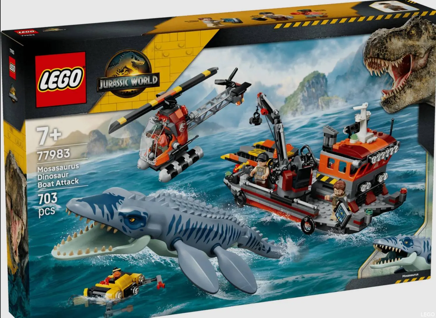 LEGO Mosasaurus bootaanval