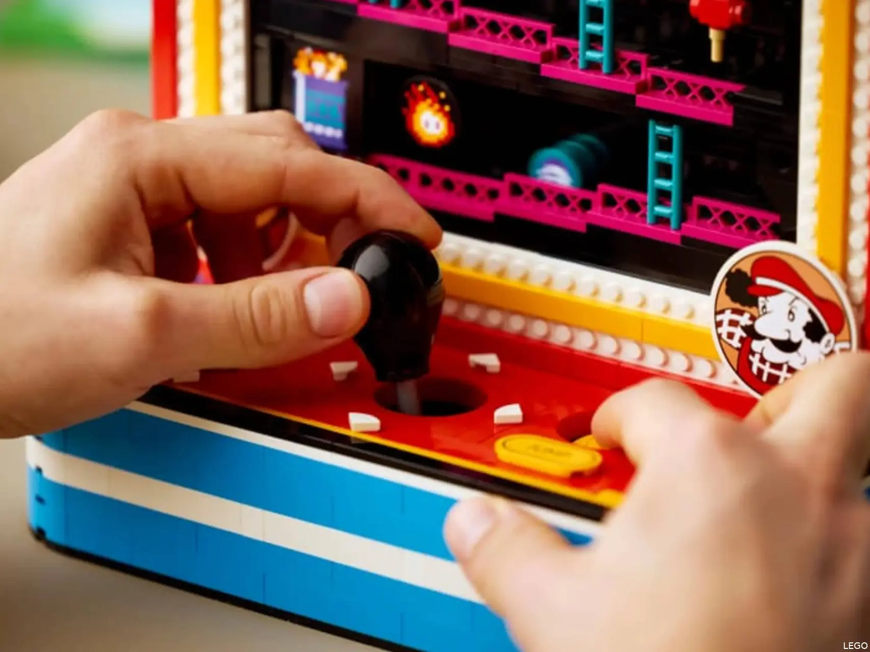 LEGO Super Mario Donkey Kong arcadekast