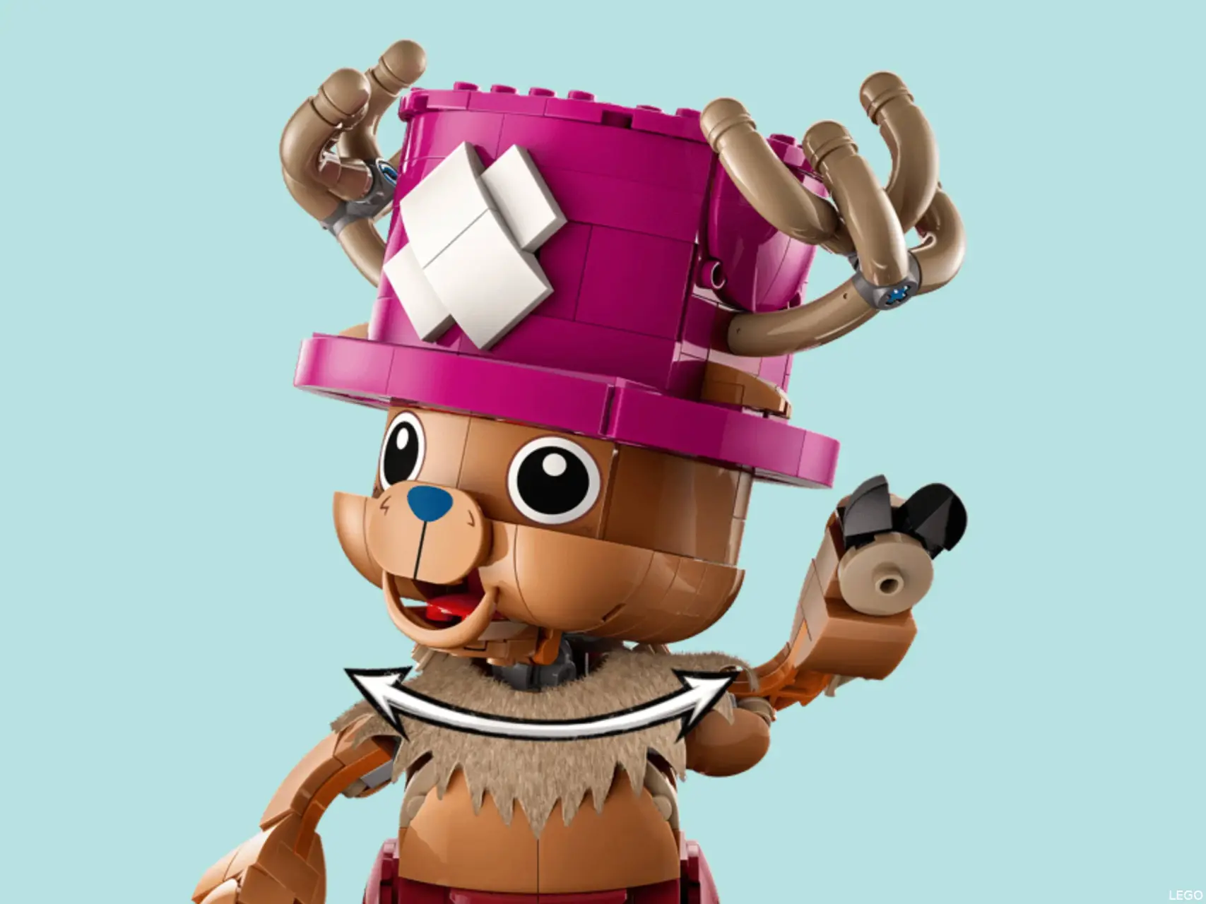 lego Tony Tony Chopper One Piece cloe up