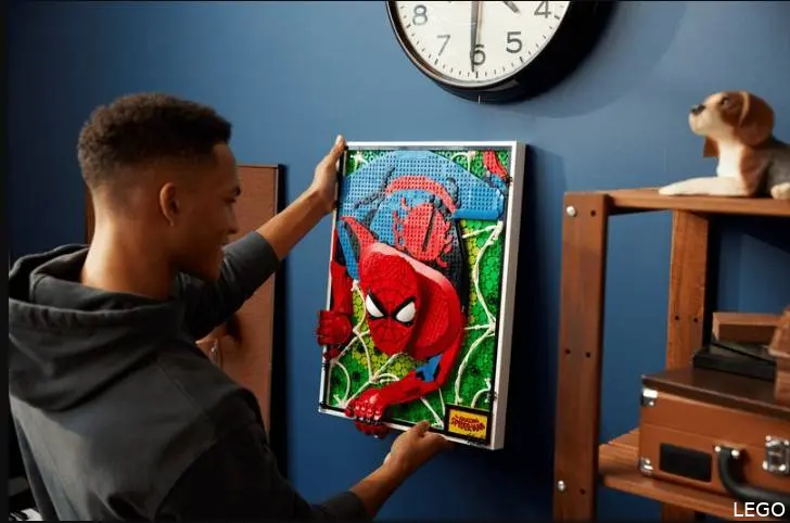 lego spider-man art