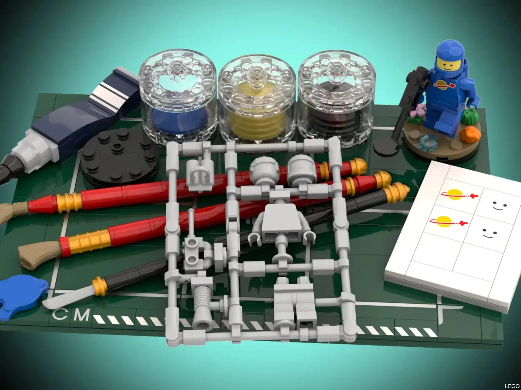 LEGO Ideas 40889 Buikld Paint  and Play