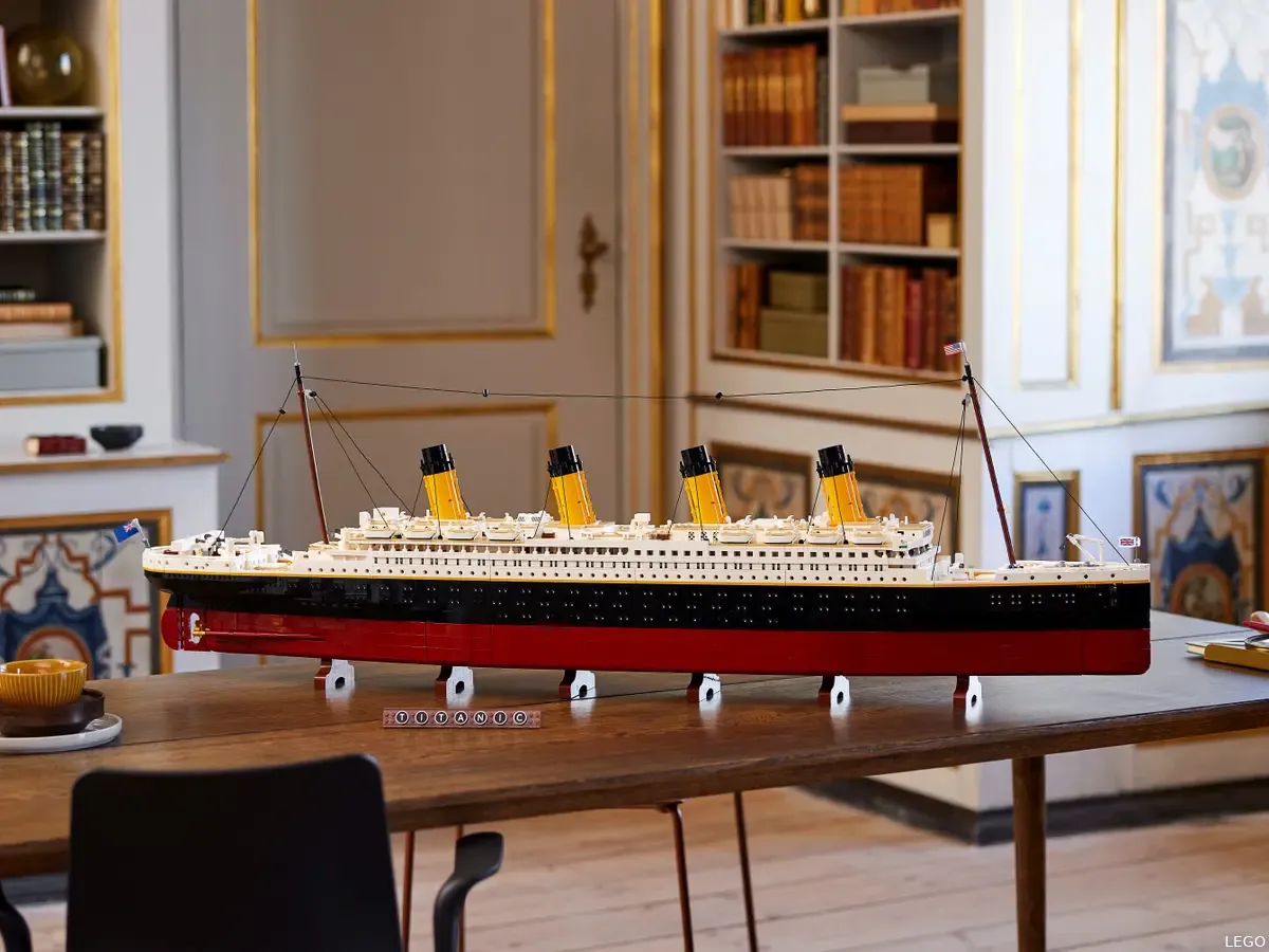 lego titanic kamer