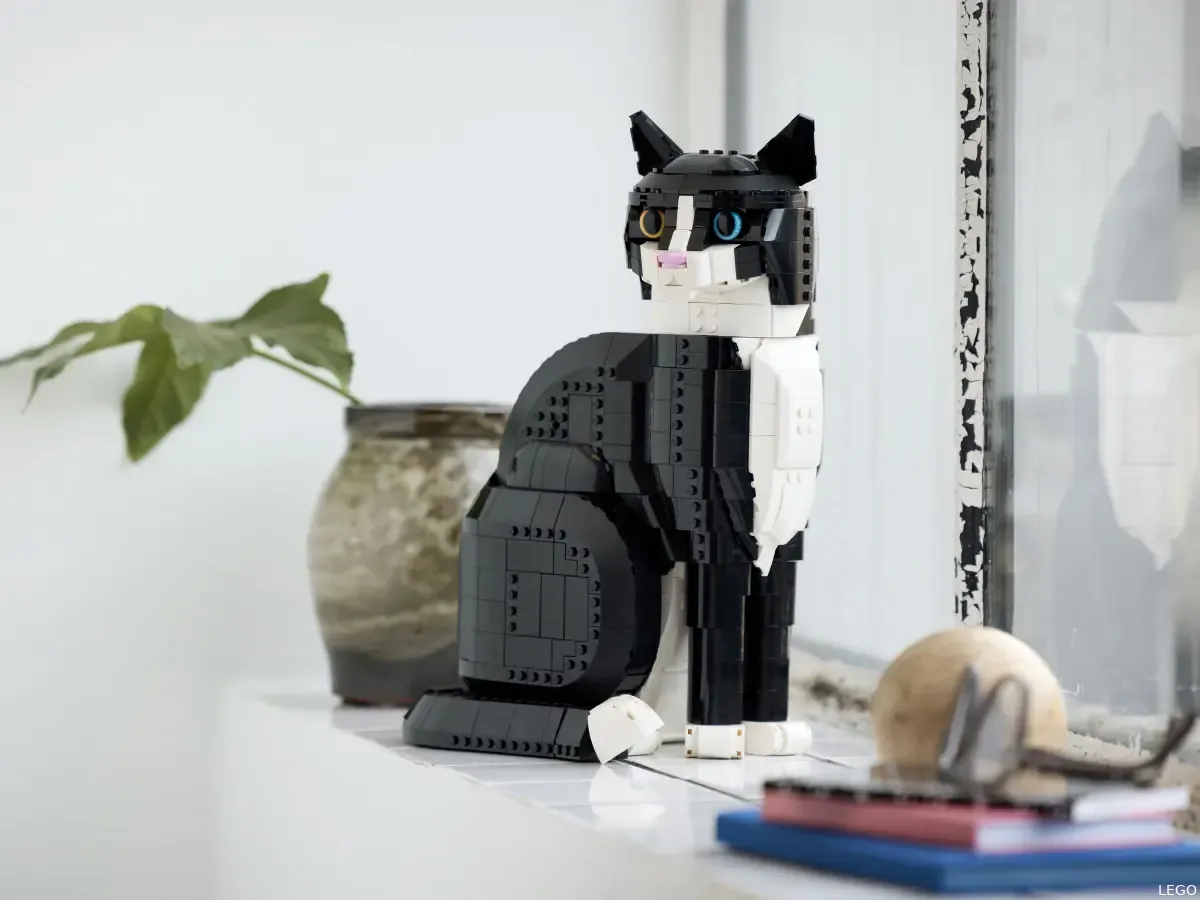 lego ideas tuxedo cat zwart witte kat