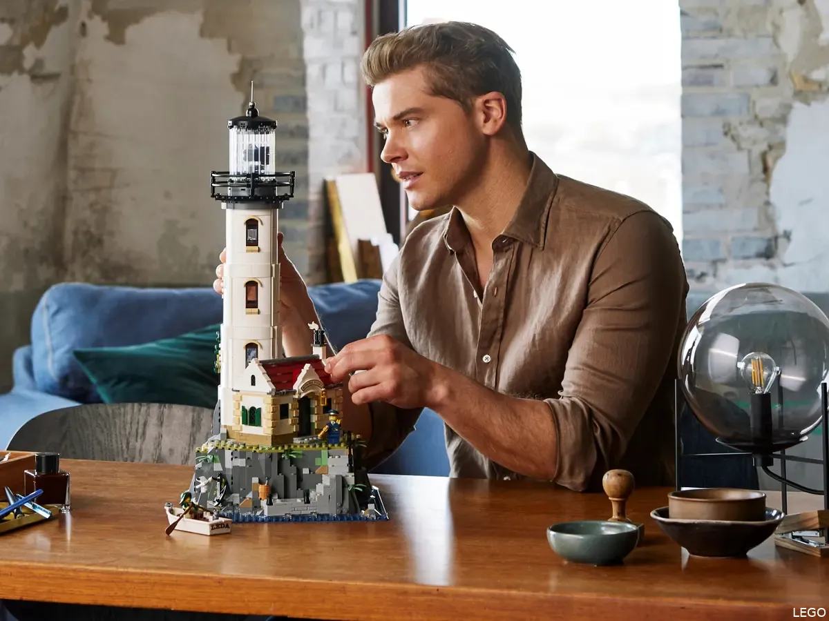 lego motorised lighthouse vuurtoren