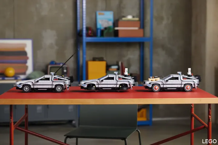 lego back to the future delorean