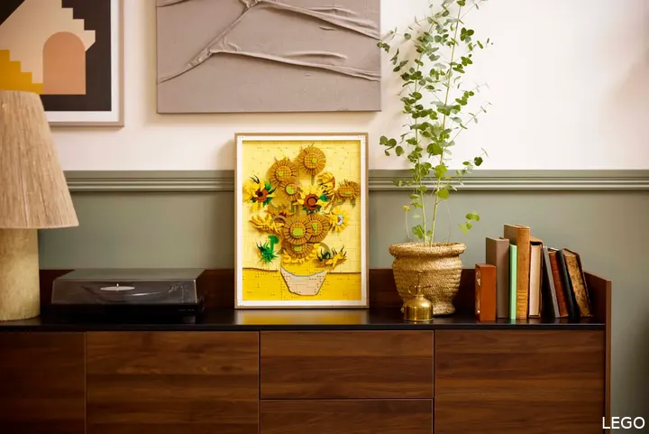 lego art van gogh zonnebloemen