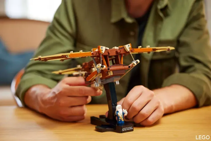lego leonardo da vinci vliegmachine