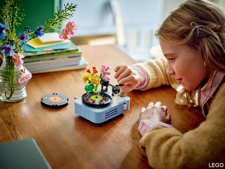 lego creator 3in1 platenspeler met bloemen